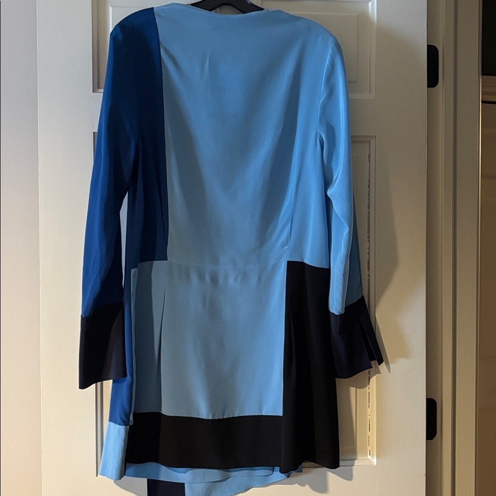 Diane von furstenburg long sleeve crossover dress-BNWT - Picture 9 of 11